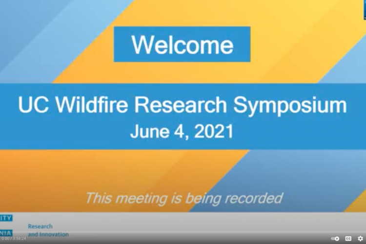 Wildfire Research Symposium